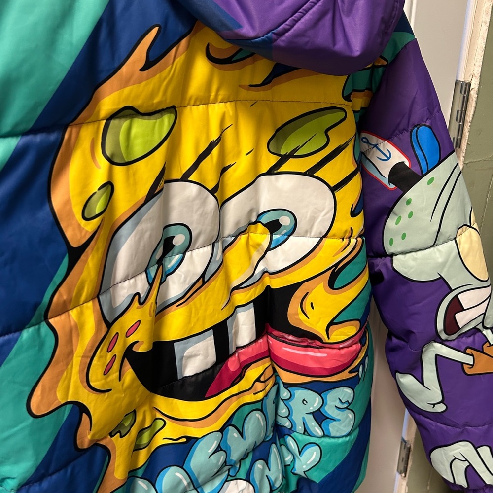Nickelodeon x Members only  Colorful Cartoon Character Jacket - Picture 7 of 9